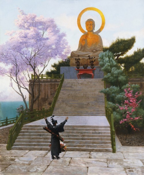 Japonês Implorando a uma Divindade