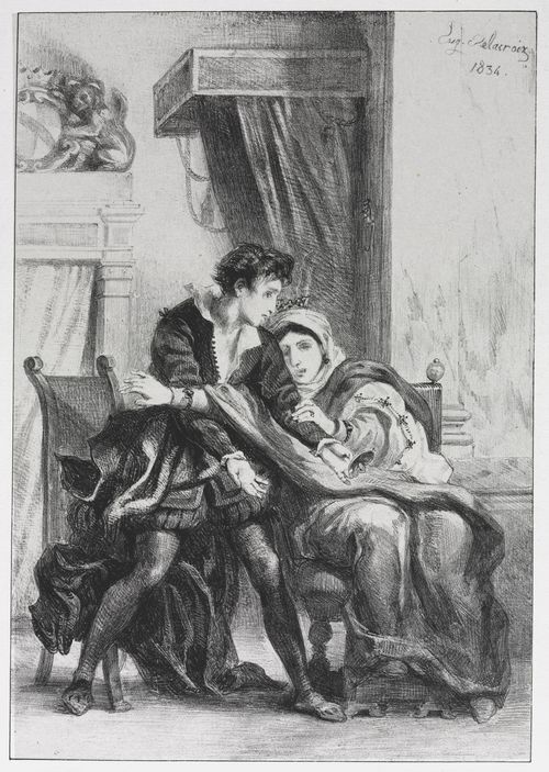 Hamlet and the Queen (Act III, Scene IV)