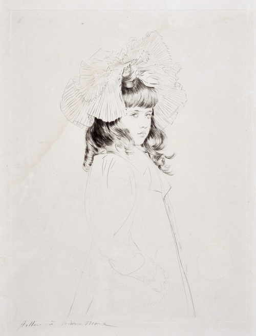 Young Girl with a Hat Ellen Helleu
