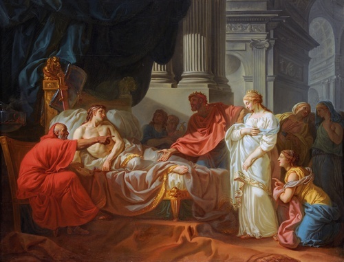 Erasistratus discovers the cause of Antiochus's disease