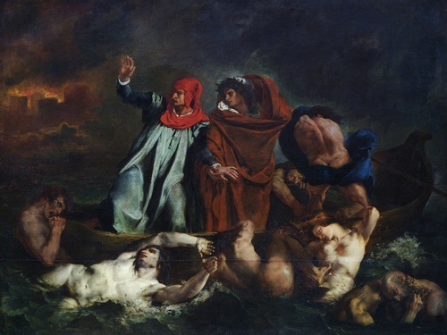 Dante and Virgil in Hell