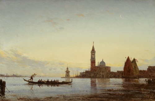 The Grand Canal, Venice (Gondola before San Giorgio)