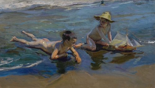Children on the Beach 1904
