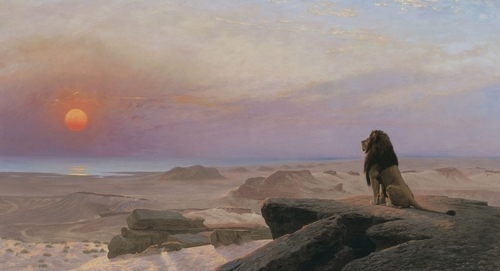 The Lion on the Cliff