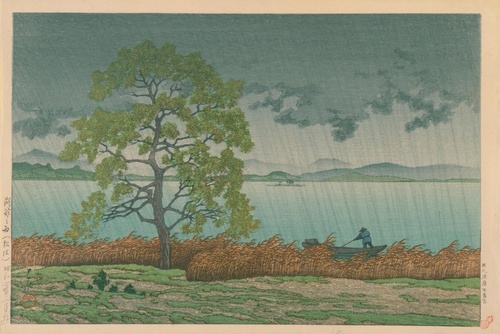 Hujan di Tepi Danau Matsue