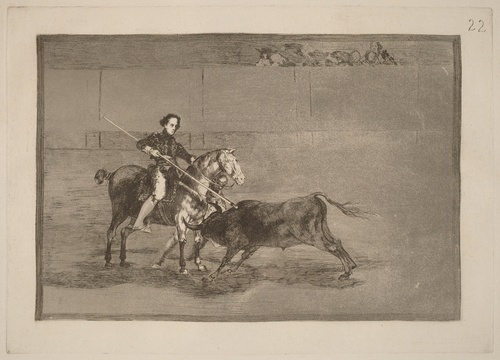 Manly Courage of the Celebrated Pajuelera in the Ring at Saragossa