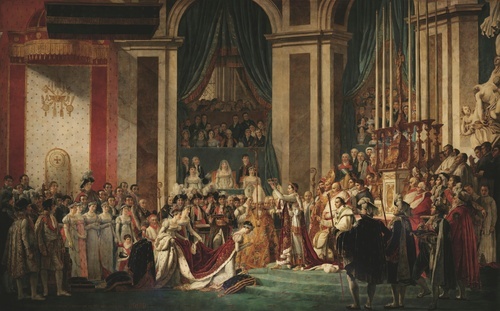 Coronation of Emperor Napoleon I and Coronation of the Empress Josephine in Notre-Dame de Paris, December 2, 1804
