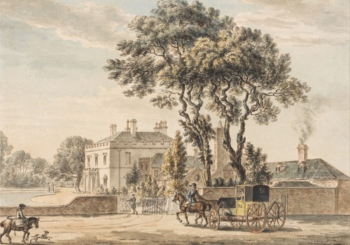 North-East View of Sir John Elvil's House on Englefield Green near Egham in Surrey