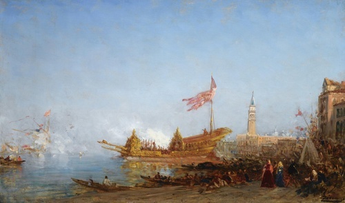 The Departure of the Bucintoro from the Molo