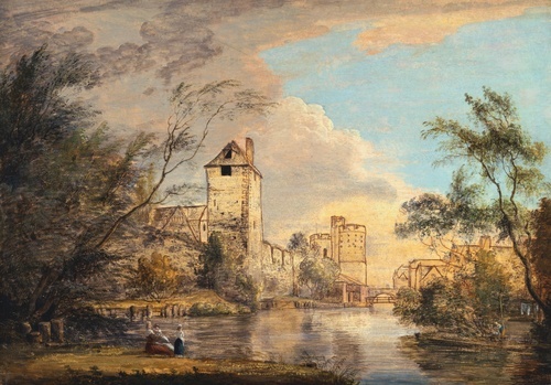 An Unfinished View of the West Gate, Canterbury 1785