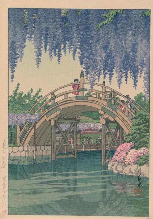Wisteria at Kameido, 1932