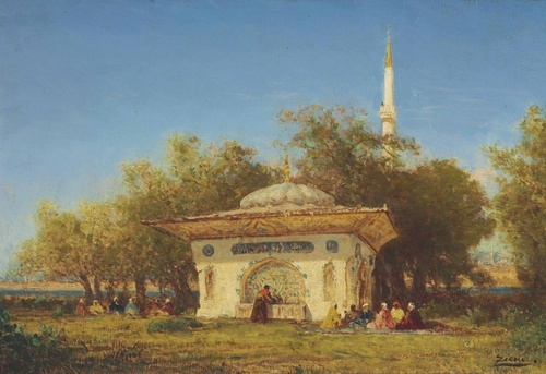 The Fountain of Amurat, Environs of Constantinople