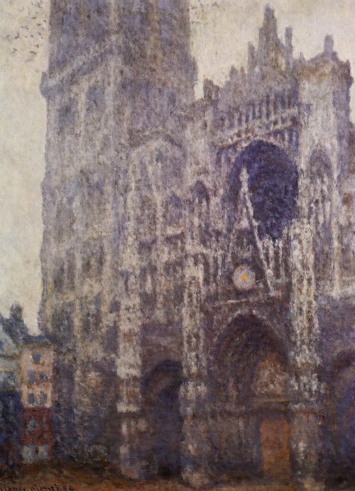 Rouen Cathedral, The Portal and the Tour d'Albene, Grey Weather