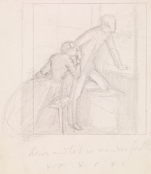 The Miller’s Daughter – Study for Husband and Wife in Arise and Let us Wander Forth