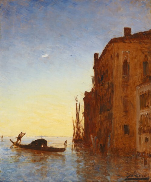 Gondola on the lagoon