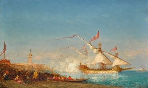 The Bucentaur Leaving the Basin