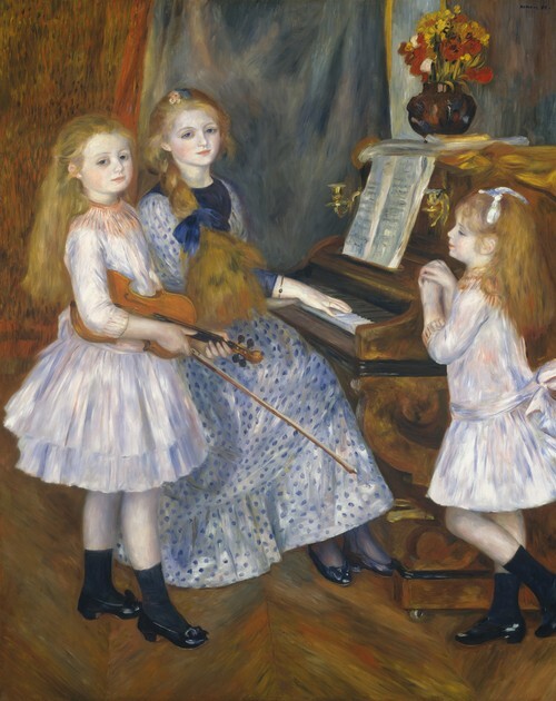 The Daughters of Catulle Mendès, Huguette, Claudine and Helyonne