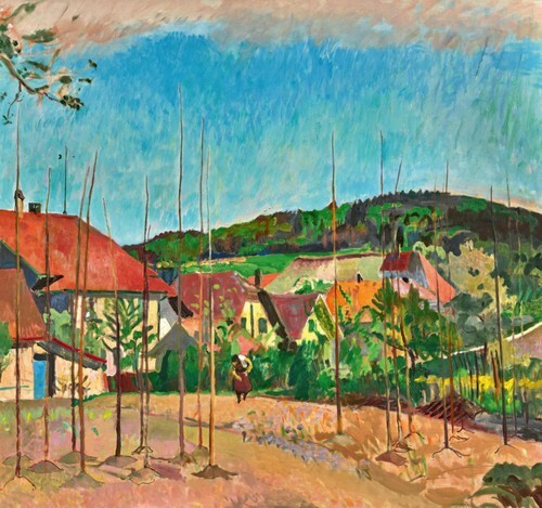 The Garden at Oschwand in Spring 1932