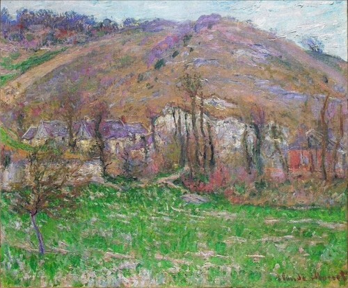 Το χωριό Falaise, χειμερινό τοπίο