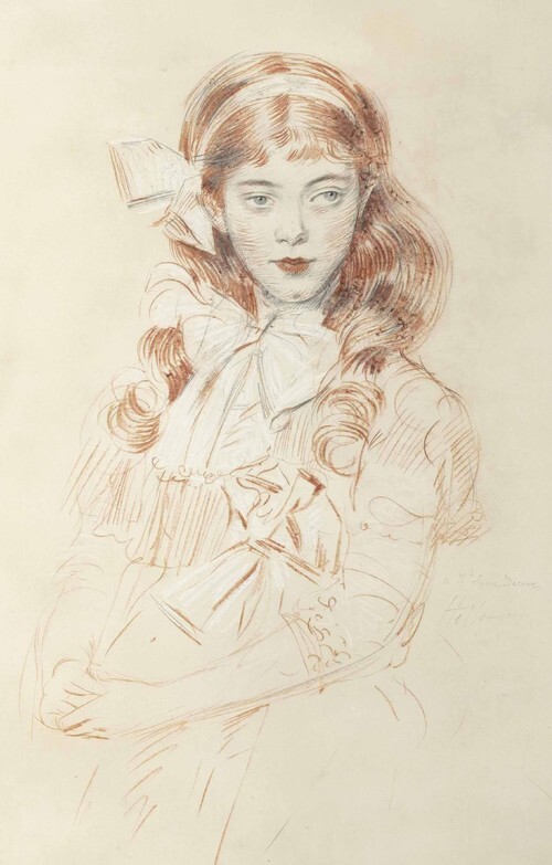 Retrato de Lucie Decour