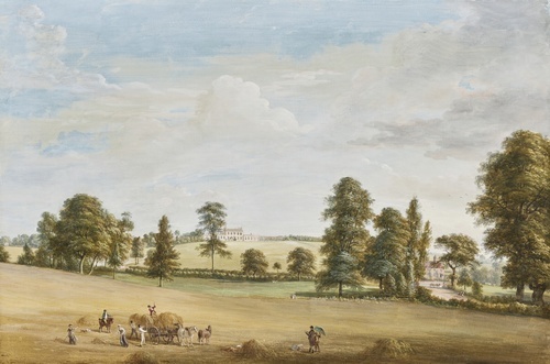 Veduta di Denton Lodge, Norfolk 1799