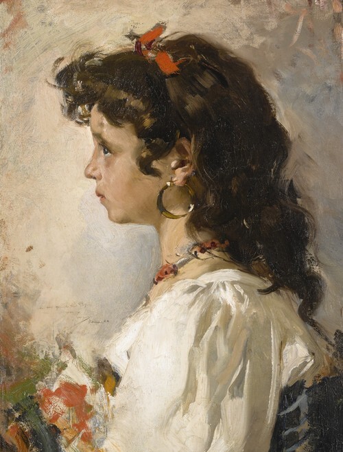 Head of an Italian Girl