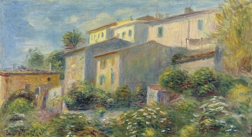 Vue de la Poste à Cagnes
