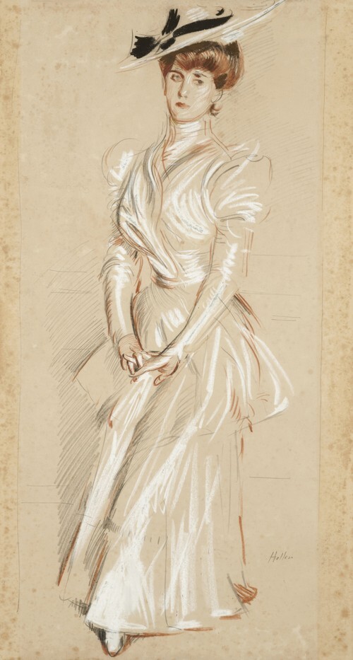 Ritratto di Madame Helleu in costume da barca