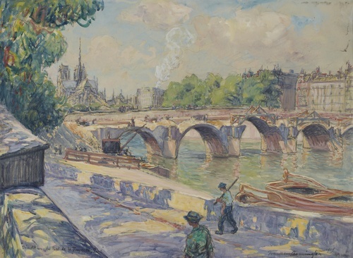 Demolition of the Tournelle Bridge