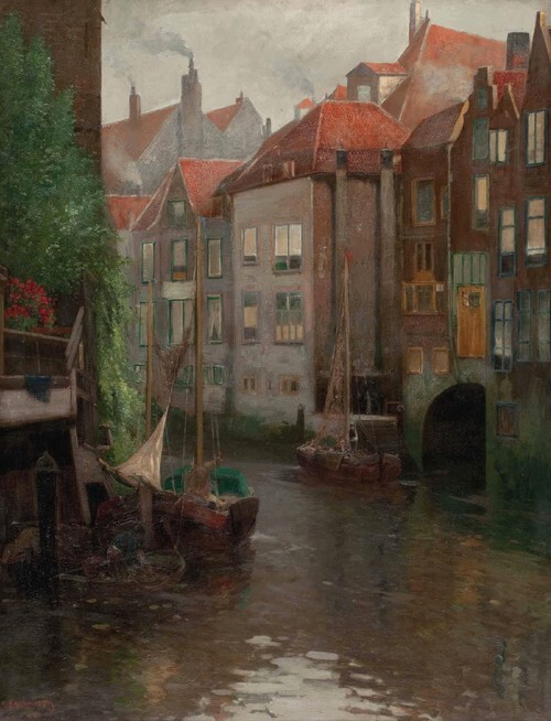 Βάρκες σε ένα Gracht