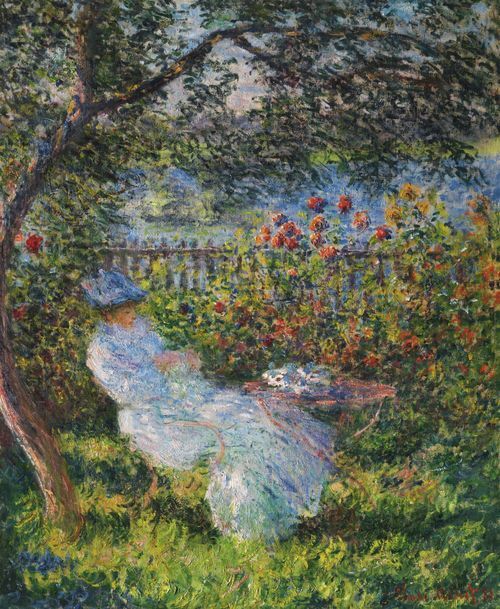 Alice Hoschedé au jardin