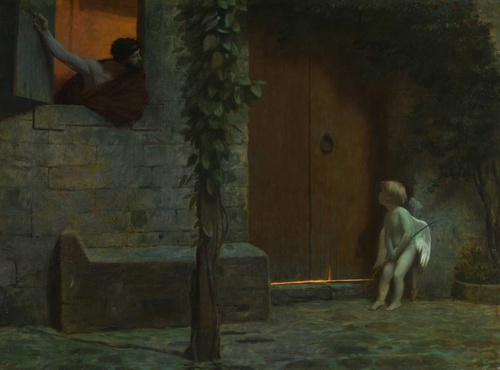 Cupid di Pintu dalam Hujan