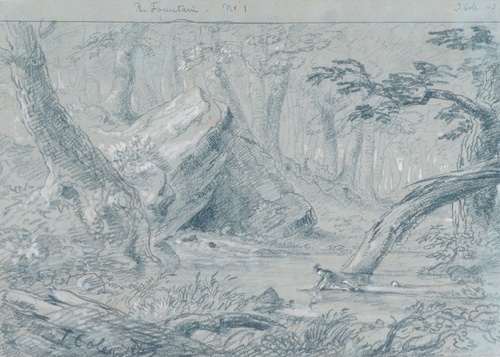 The Fountain, No. 1 - The Wounded Indian Slaking His Death Thirst