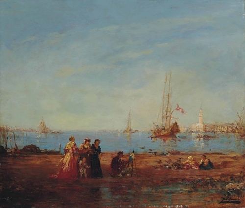The Painter Before the Grand Basin, Venice
