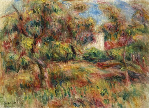 Paysage à la cabane