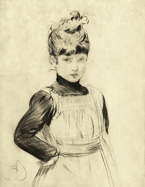 Ellen Helleu Standing 1900