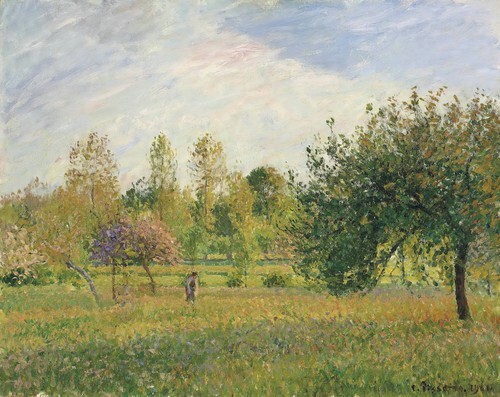 The Meadow at Eragny, Summer, Sun, Late Afternoon