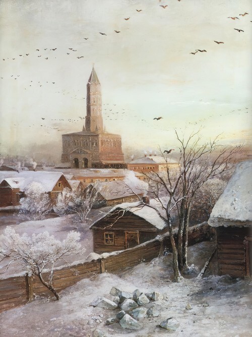 Sukharev Tower in Moscow 1872