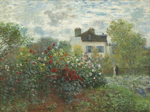 De tuin van de kunstenaar in Argenteuil