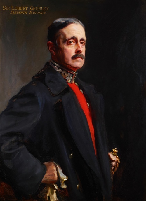 A portrait of Sir Robert Gresley 1924