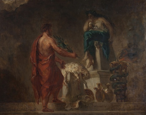 Lycurgus Consulting the Pythia