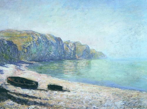 Boats on the Beach at Pourville, Low Tide