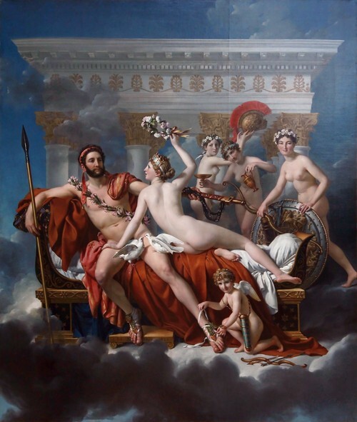 Mars Being Disarmed by Venus