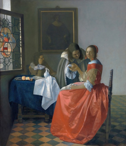 Young Woman with a Wine Glass