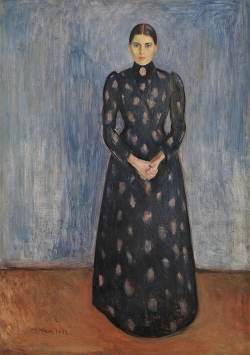 Inger in Black and Violet