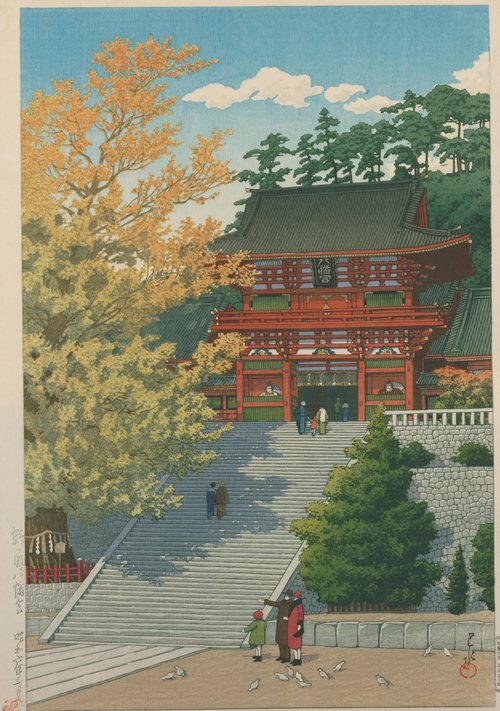 鹤冈八幡宫 1931
