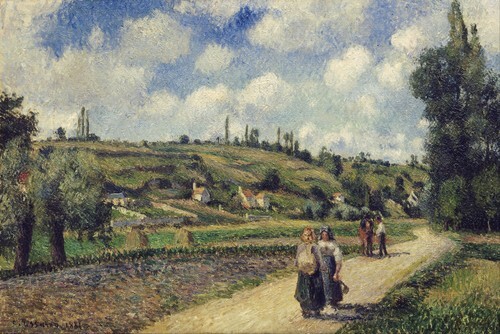 Τοπίο κοντά στο Pontoise, ο δρόμος του Auvers