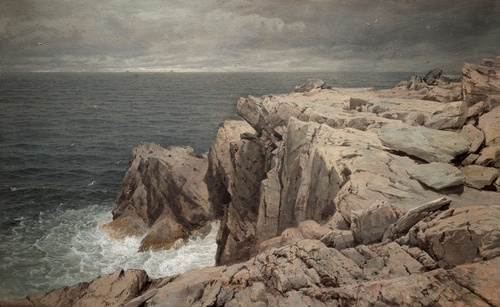 Cormorant Cliff, Jamestown, Rhode Island 1877