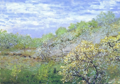 Pommiers en fleurs