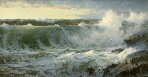 Rocky Surf off Rhode Island 1899